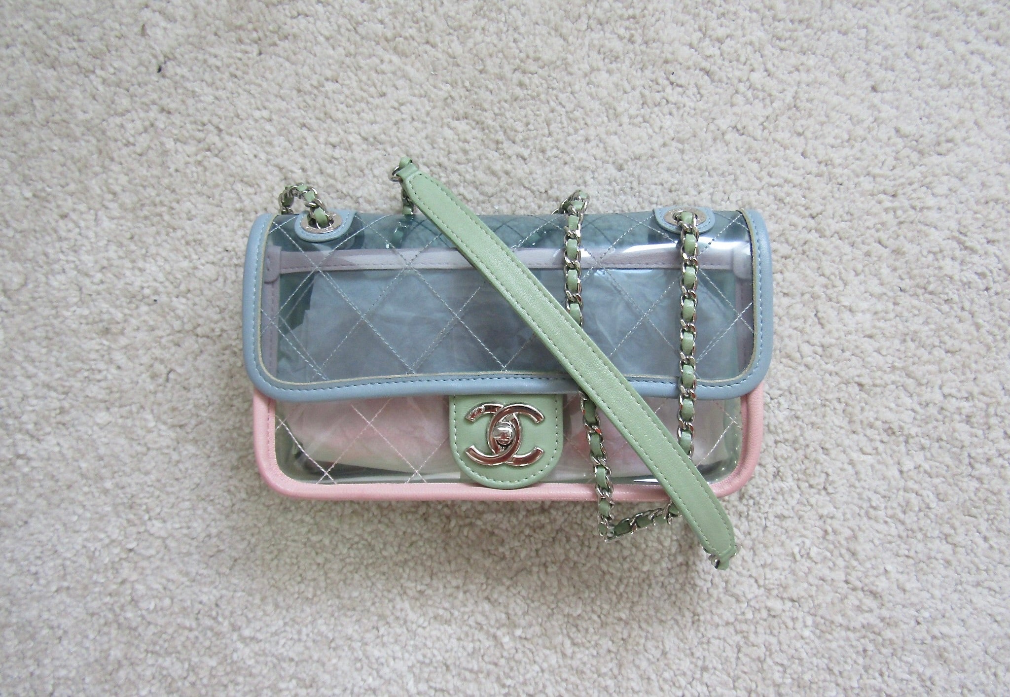 Chanel Mini Timeless Coco Splash PVC