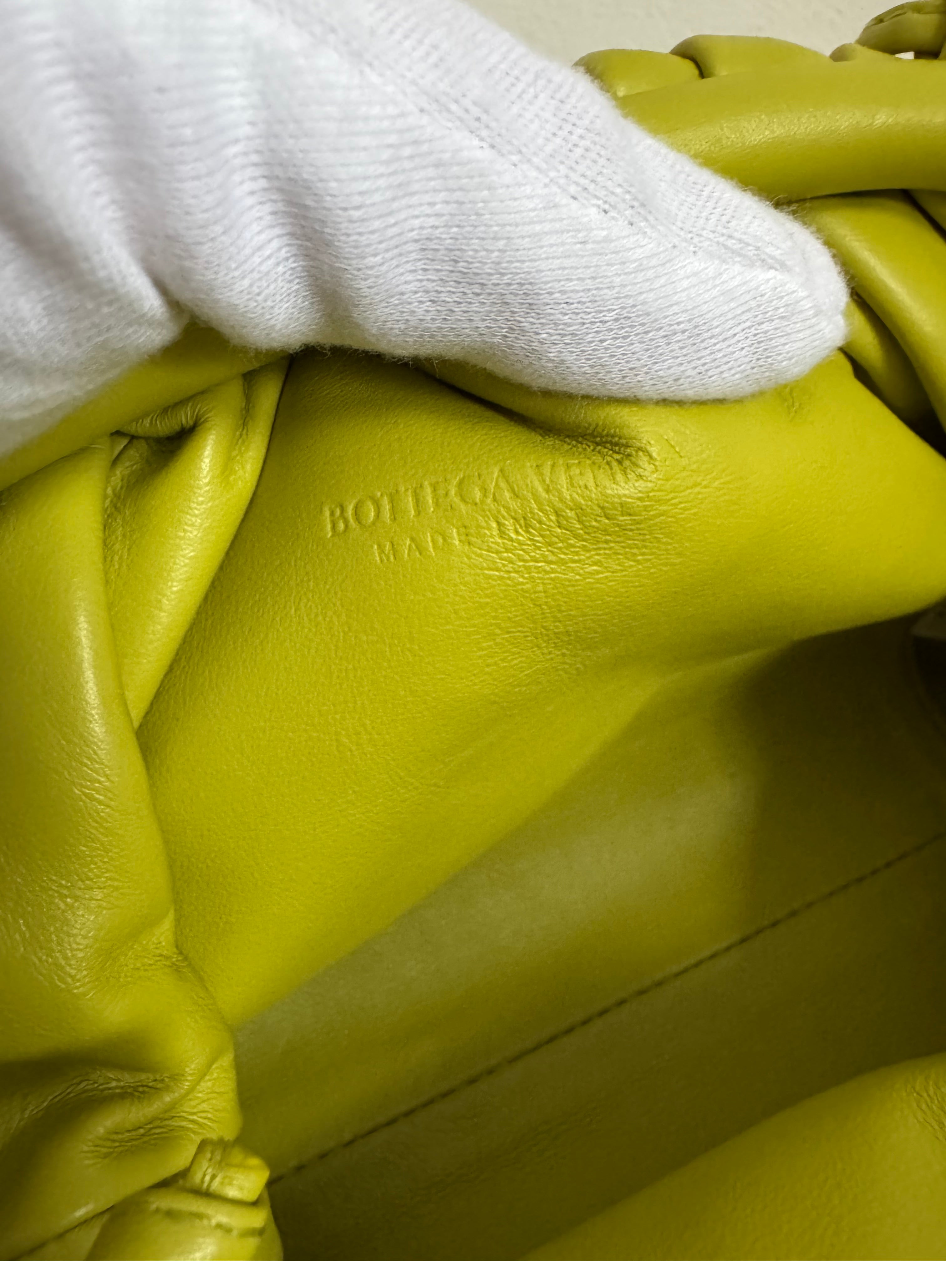 Bottega Veneta Mini Pouch Kiwi
