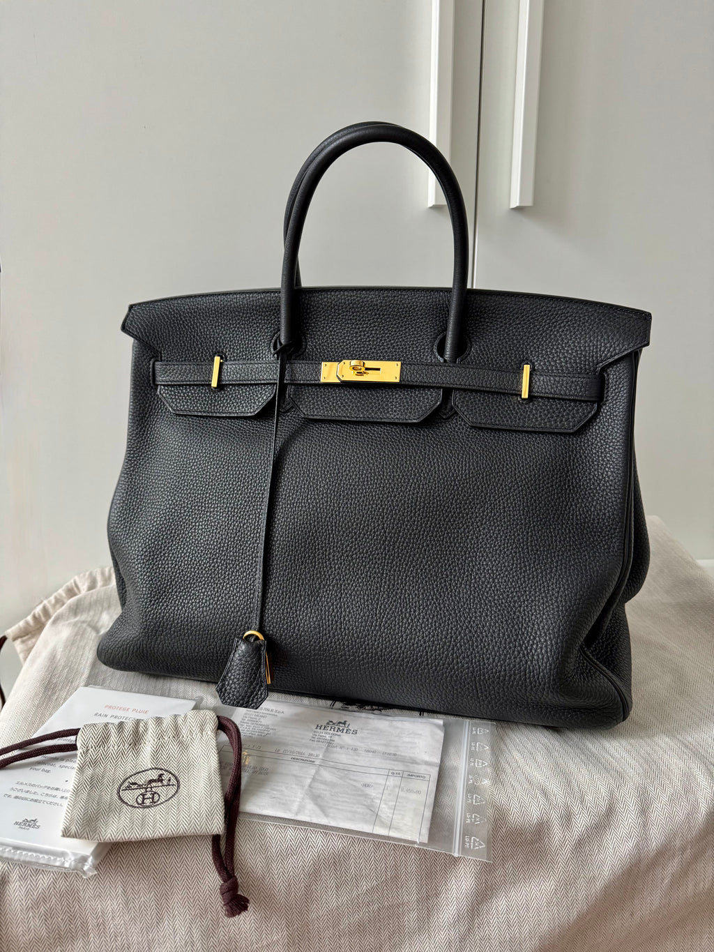 Hermès Birkin 40 Black Togo