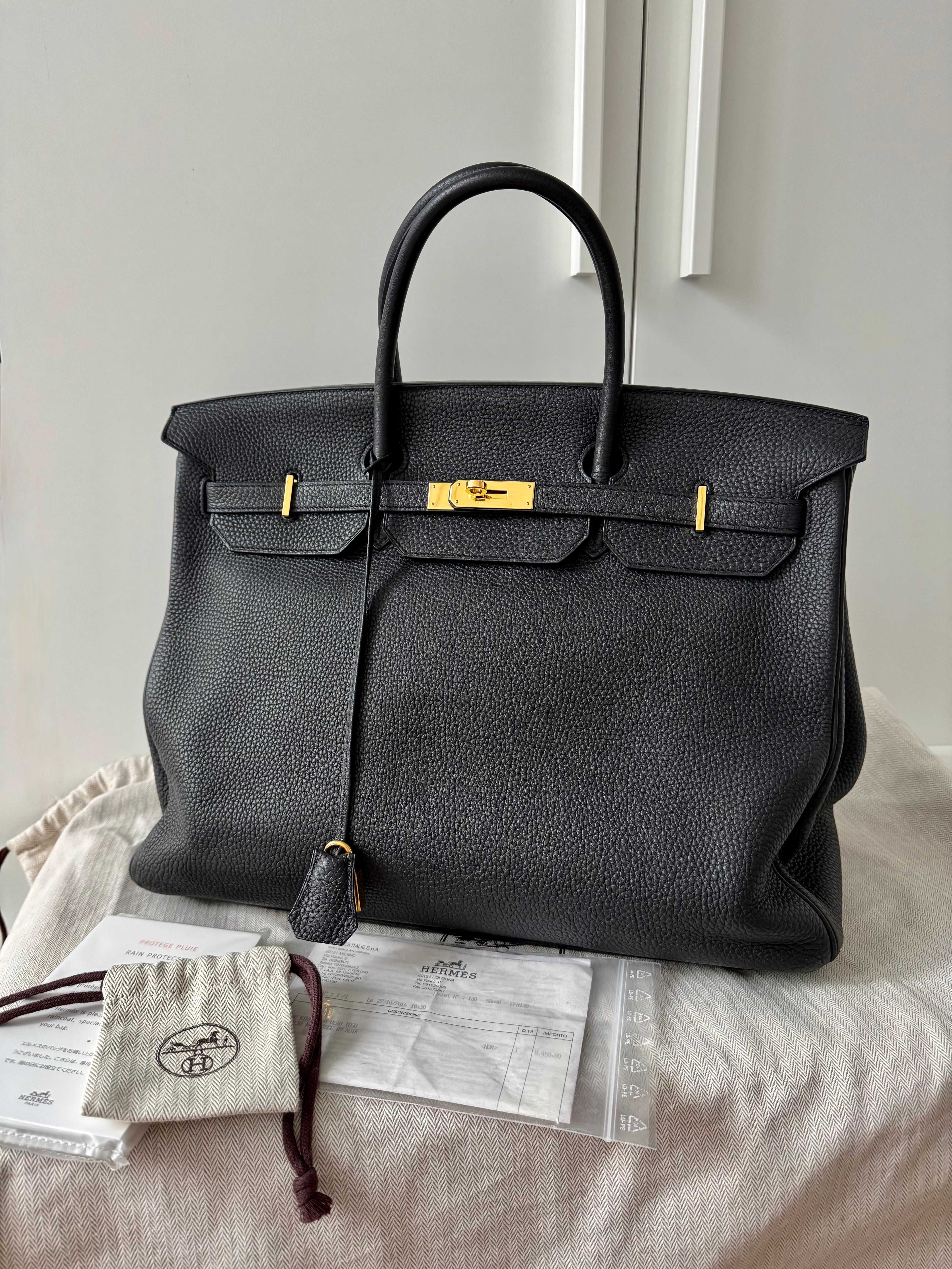 Hermès Birkin 40 Black Togo