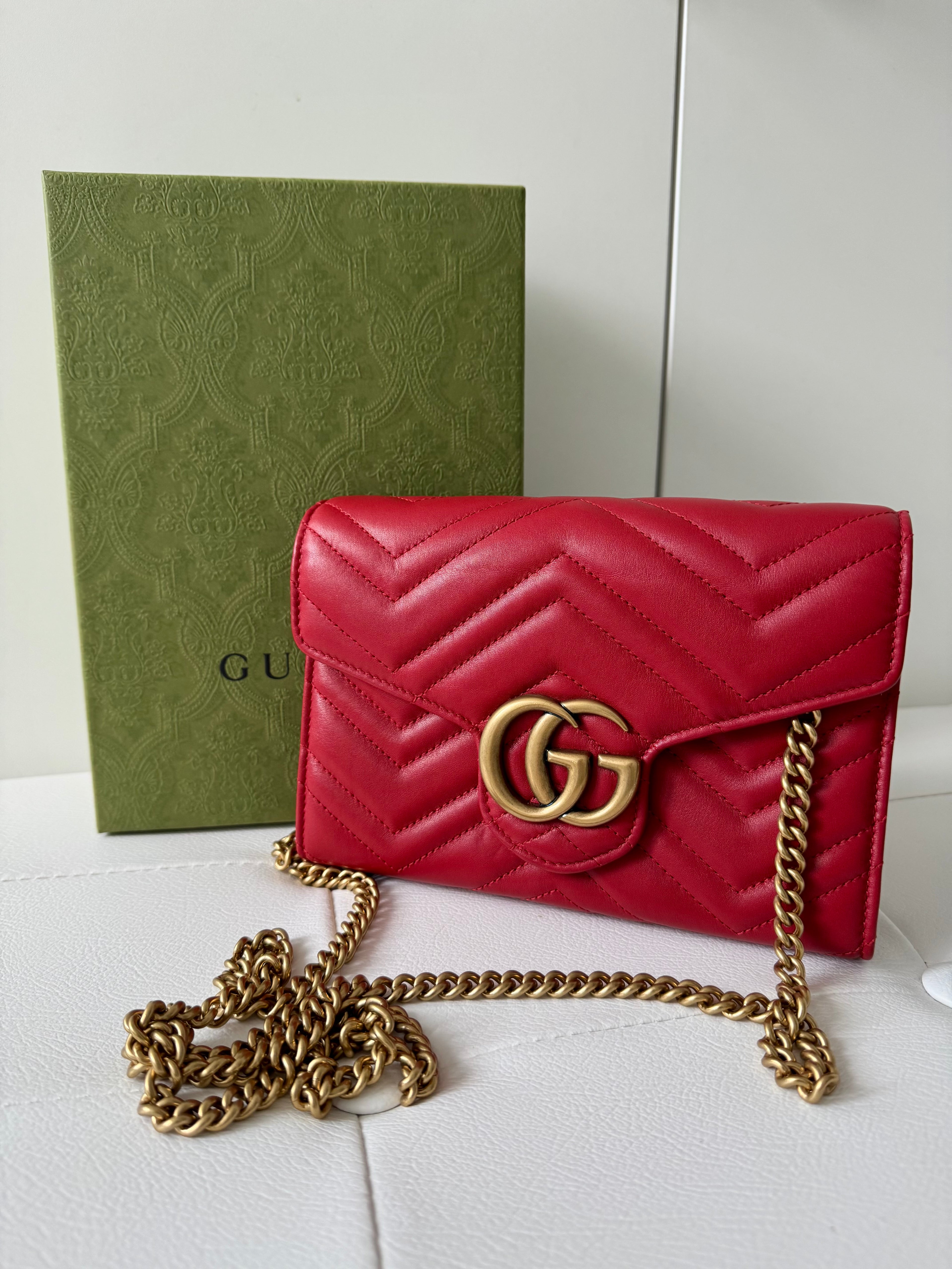 Gucci Marmont Wallet On Chain Maxi