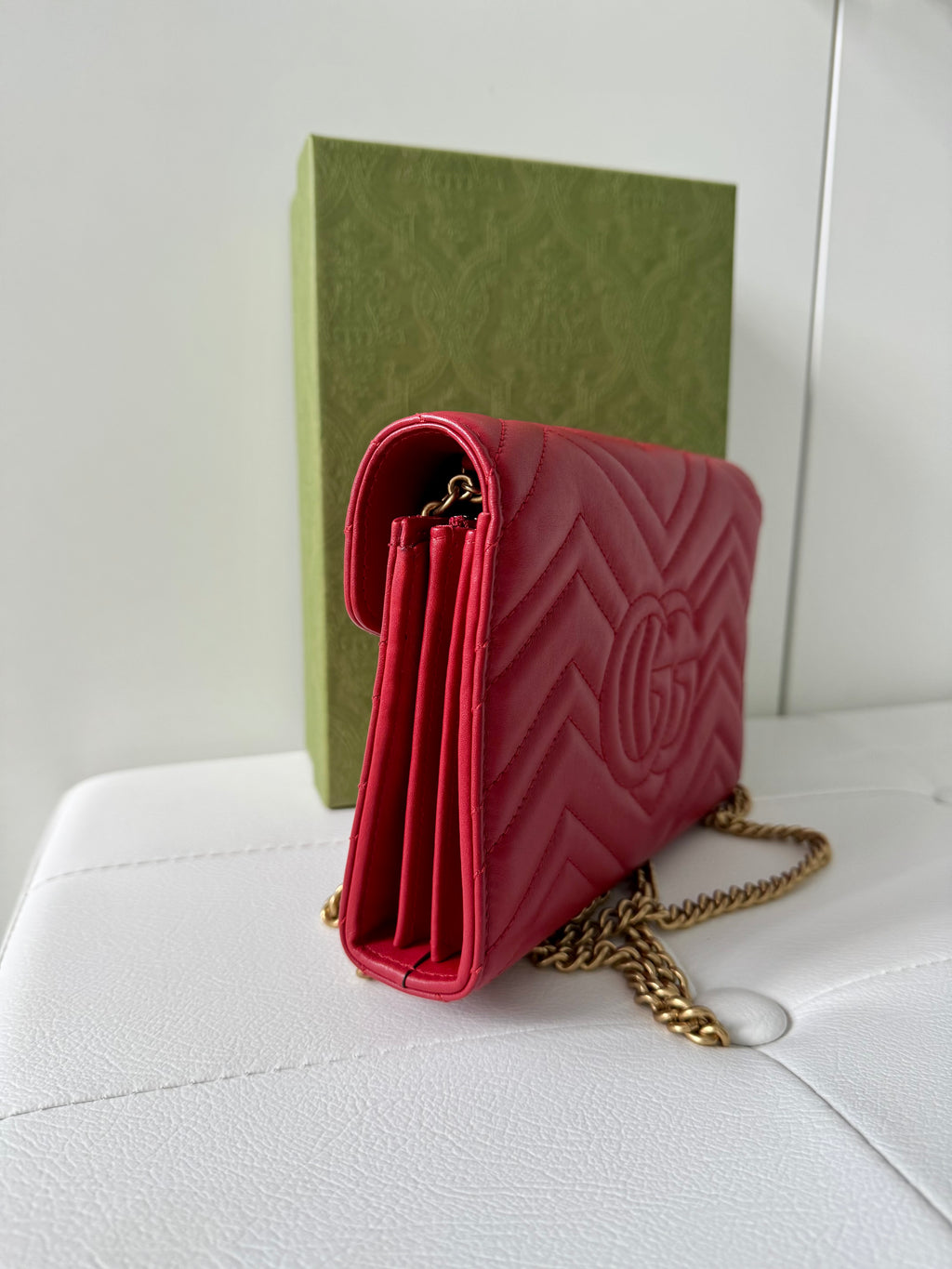 Gucci Marmont Wallet On Chain Maxi