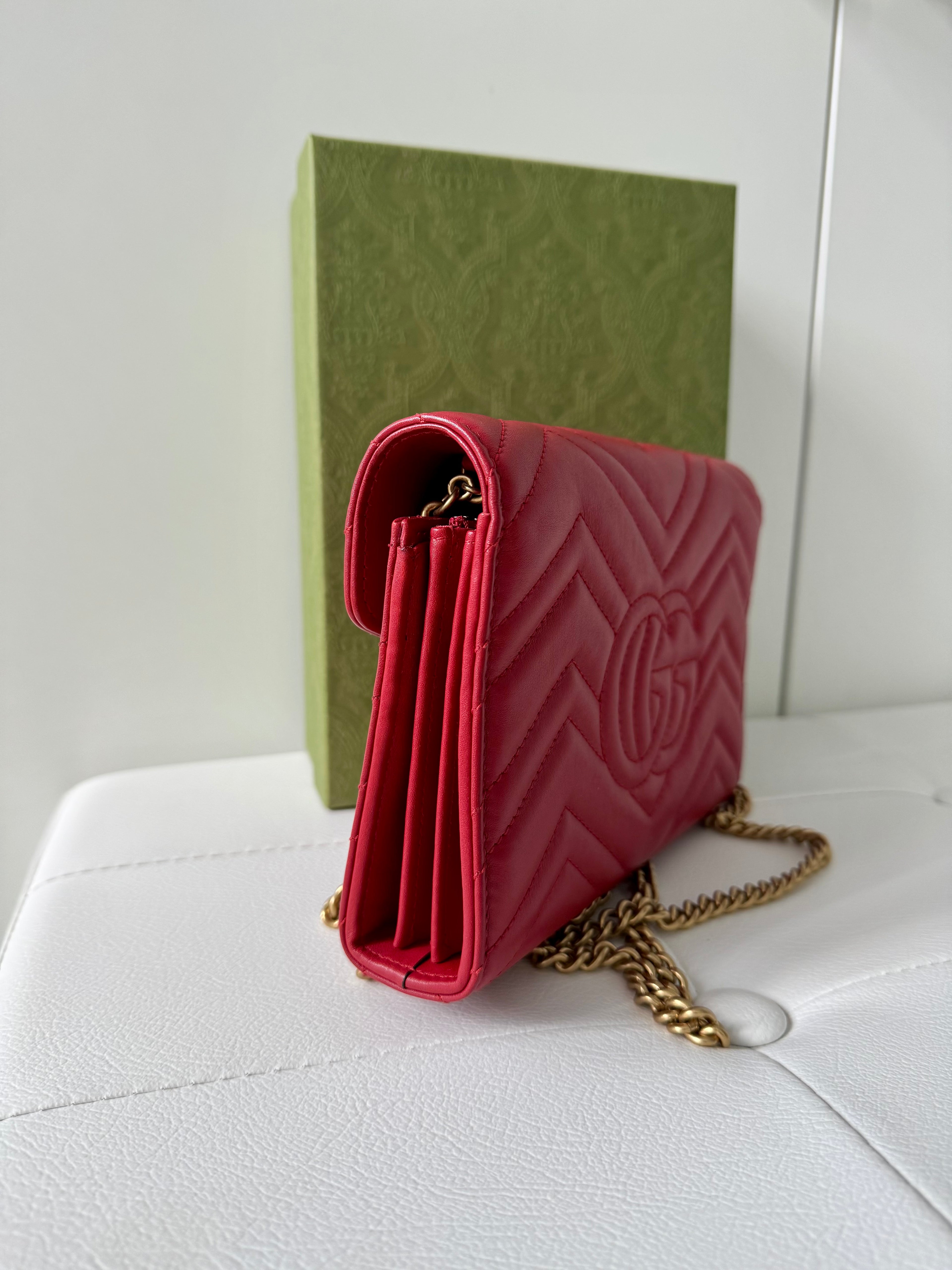 Gucci Marmont Wallet On Chain Maxi