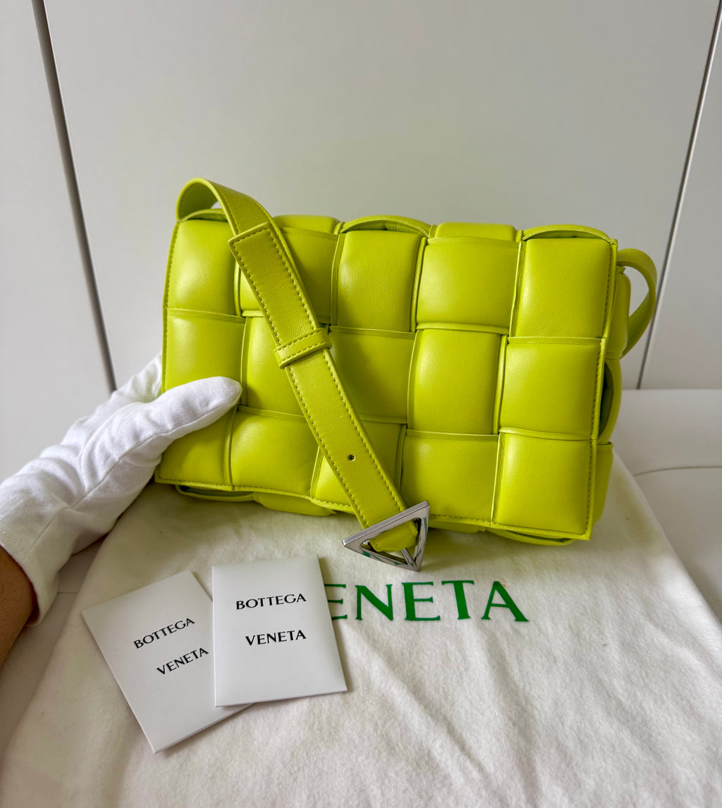 Bottega Veneta Padded Cassette Lime