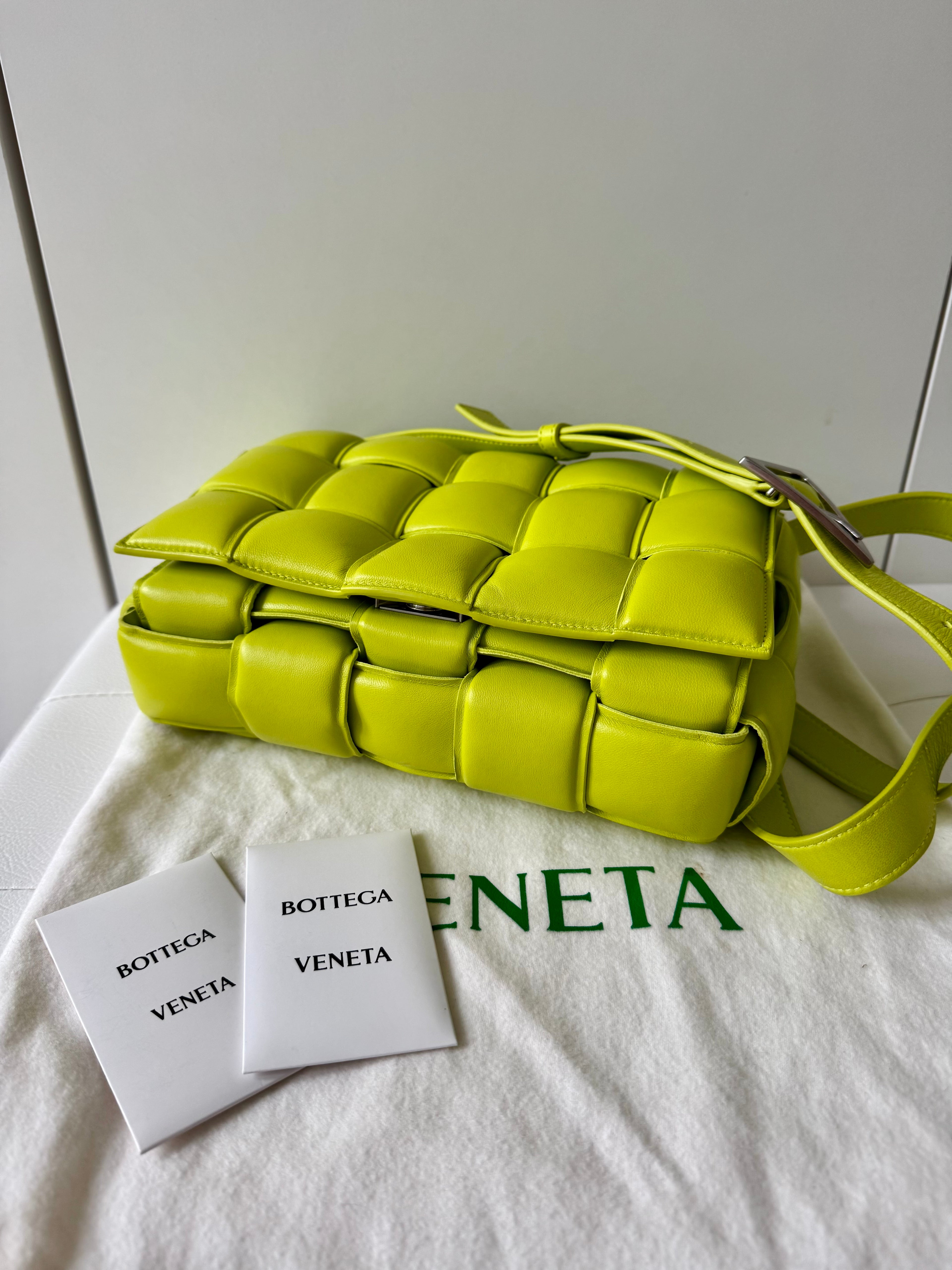 Bottega Veneta Padded Cassette Lime