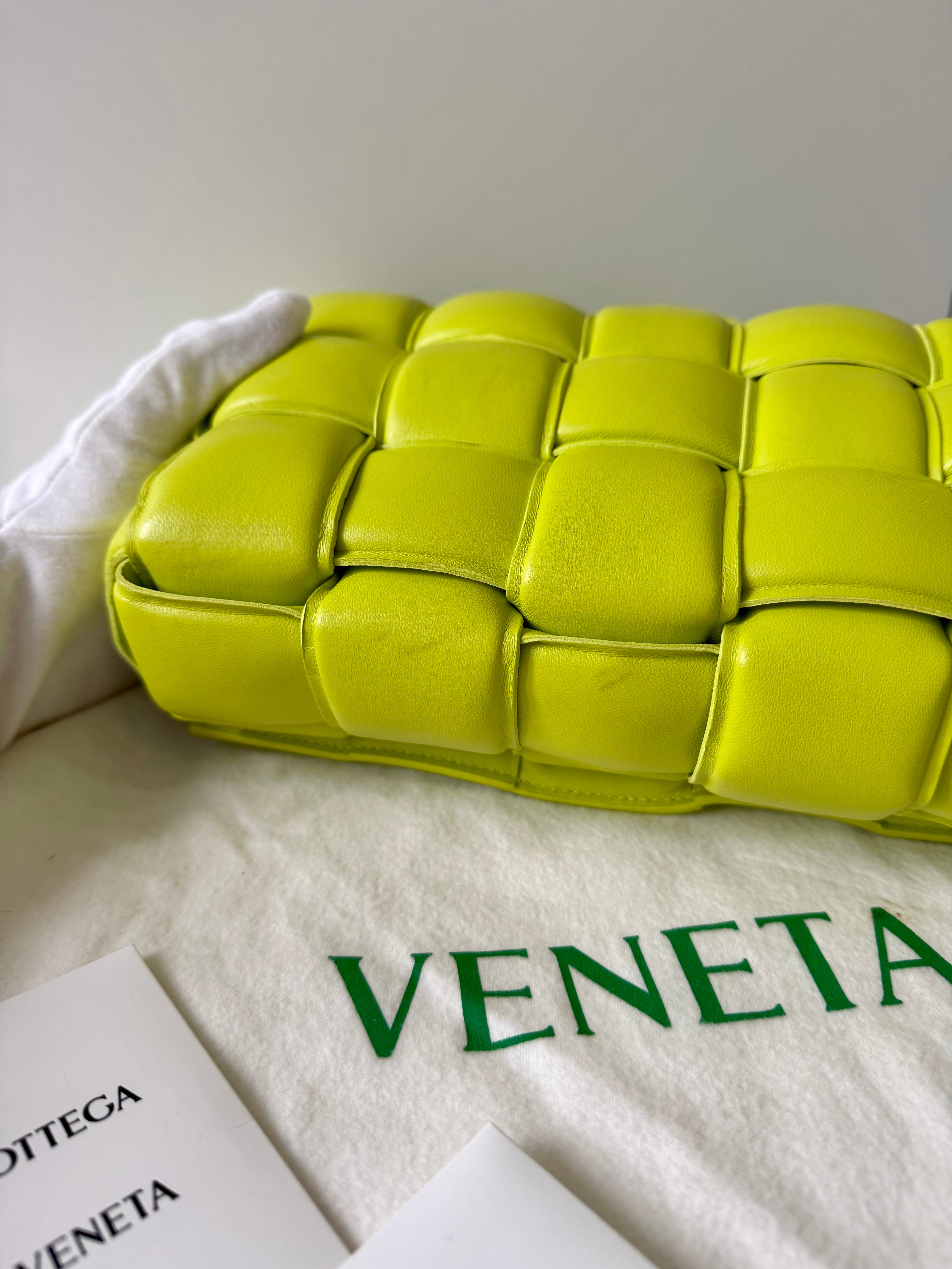 Bottega Veneta Padded Cassette Lime