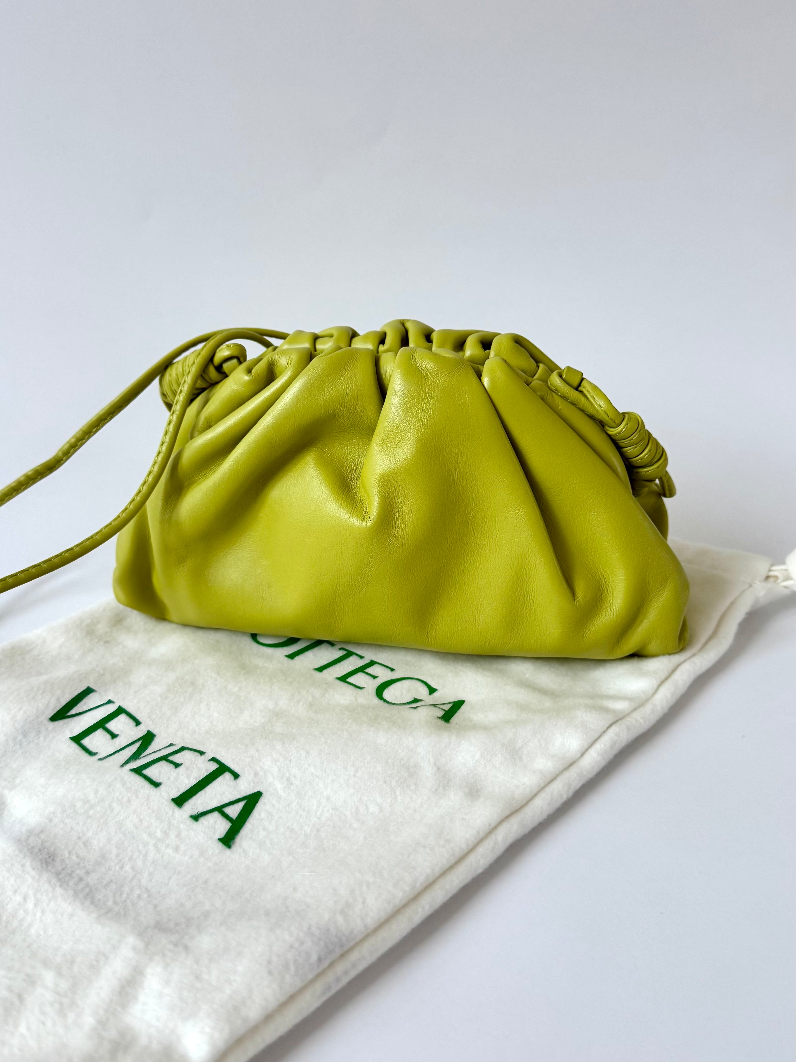 Bottega Veneta Mini Pouch Kiwi