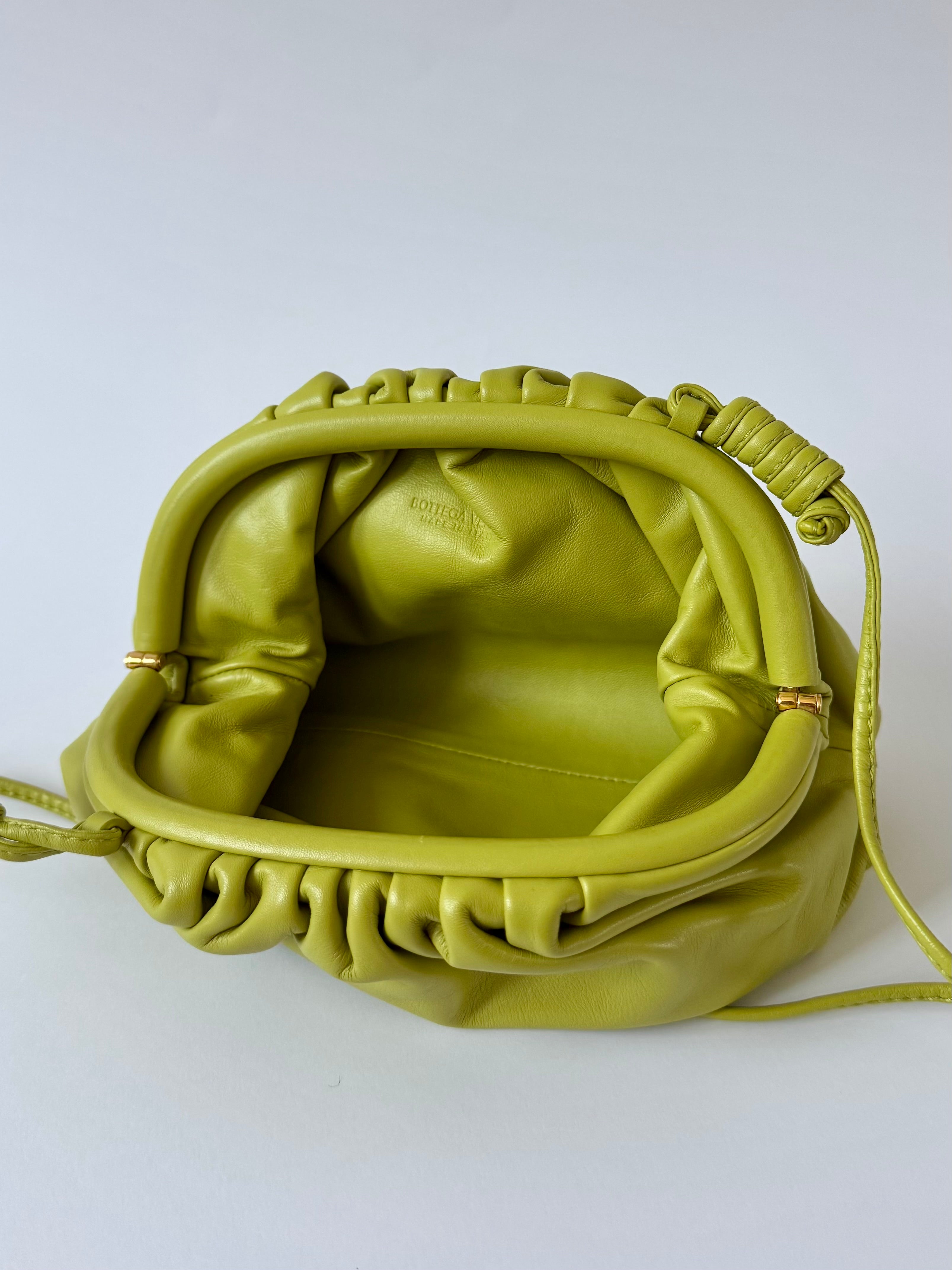 Bottega Veneta Mini Pouch Kiwi