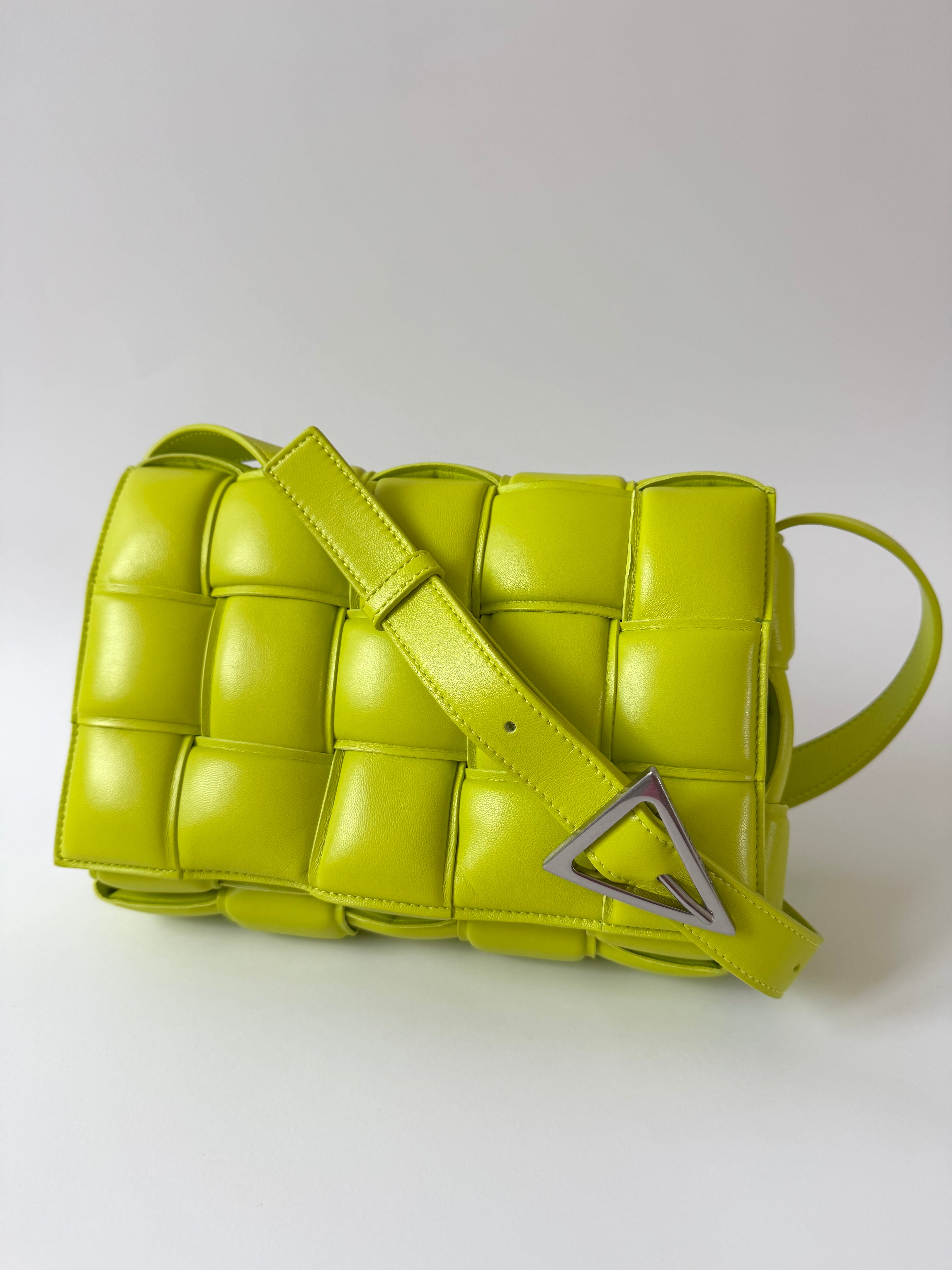 Bottega Veneta Padded Cassette Lime