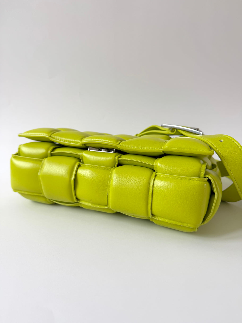 Bottega Veneta Padded Cassette Lime