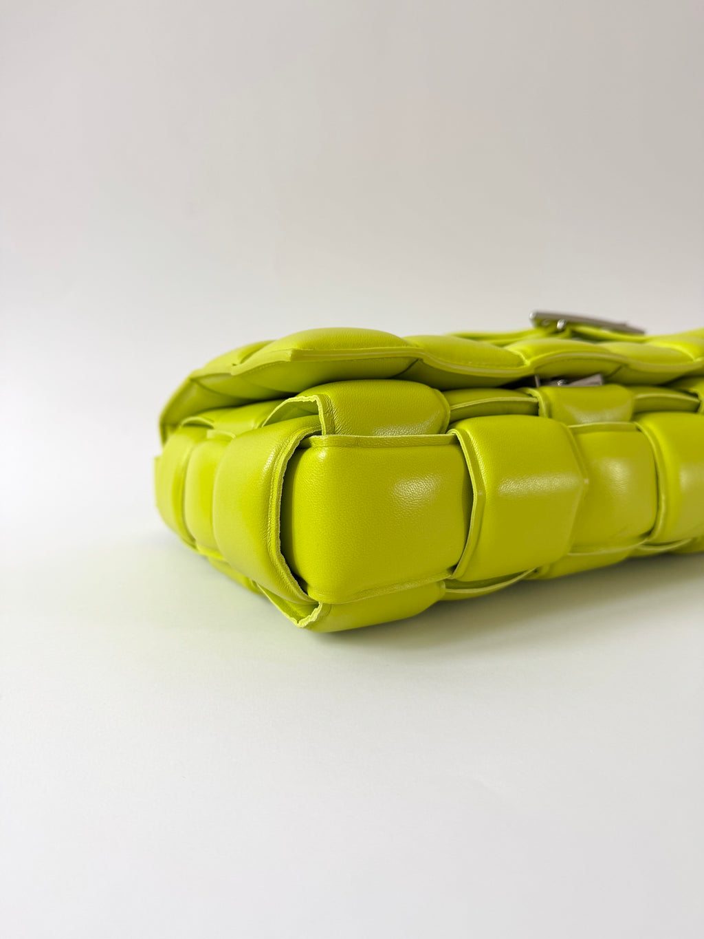 Bottega Veneta Padded Cassette Lime