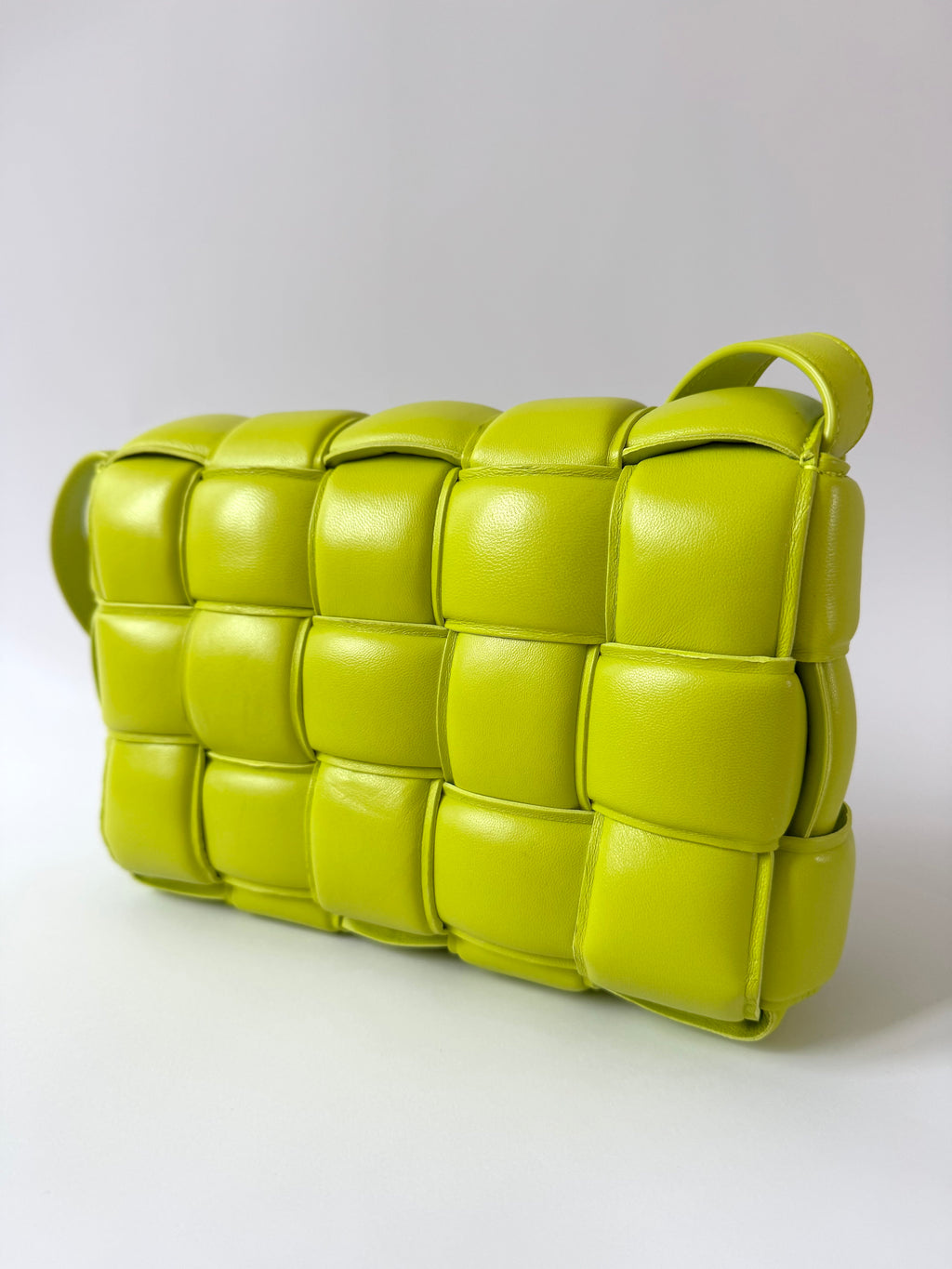 Bottega Veneta Padded Cassette Lime