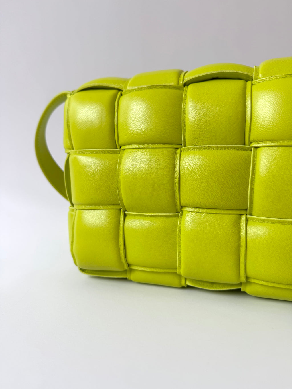 Bottega Veneta Padded Cassette Lime