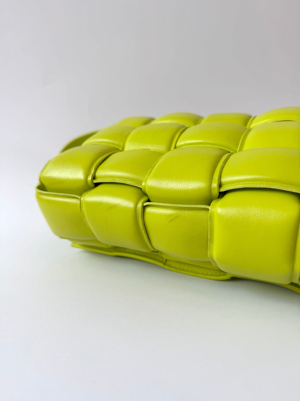 Bottega Veneta Padded Cassette Lime