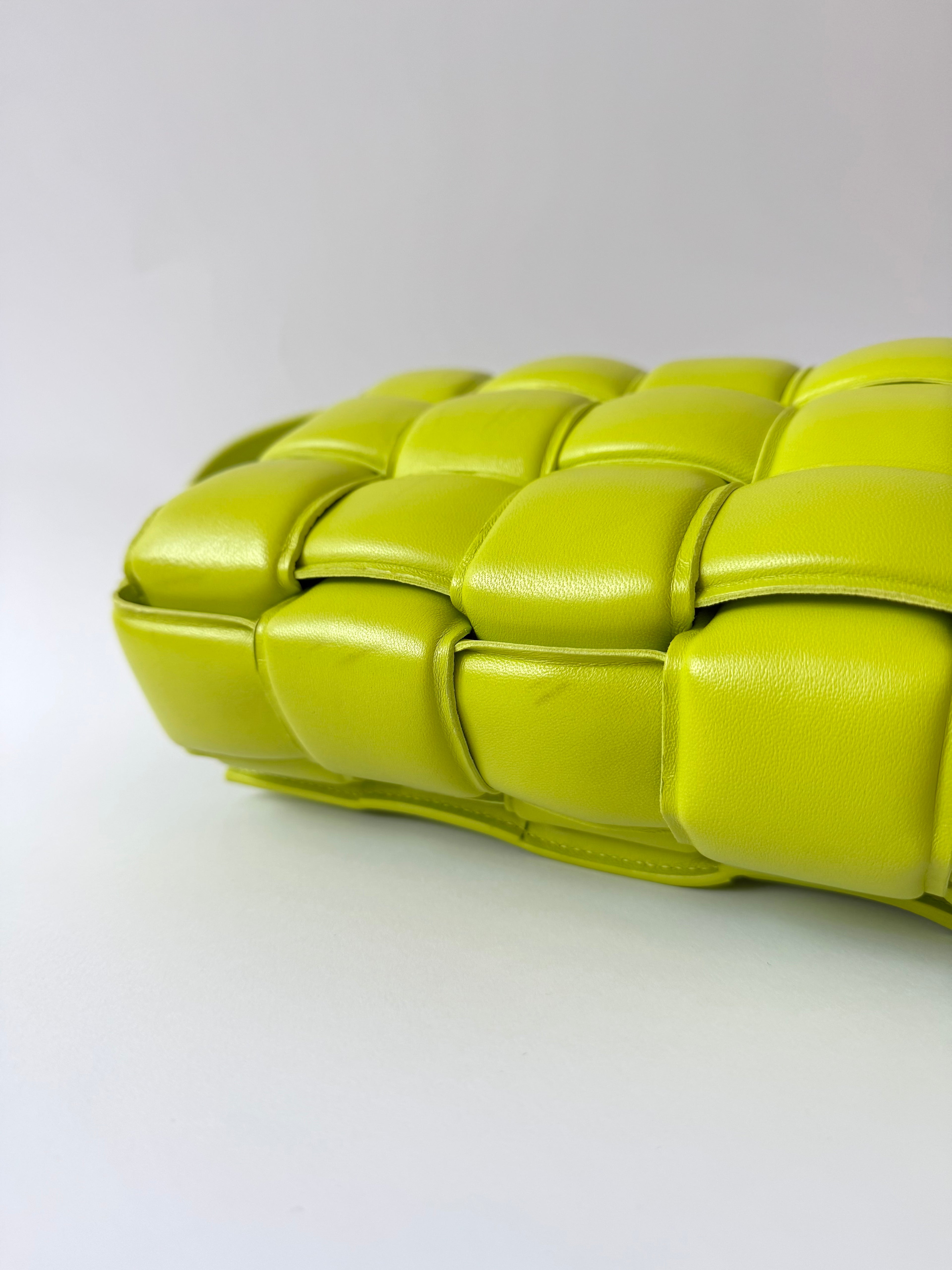 Bottega Veneta Padded Cassette Lime