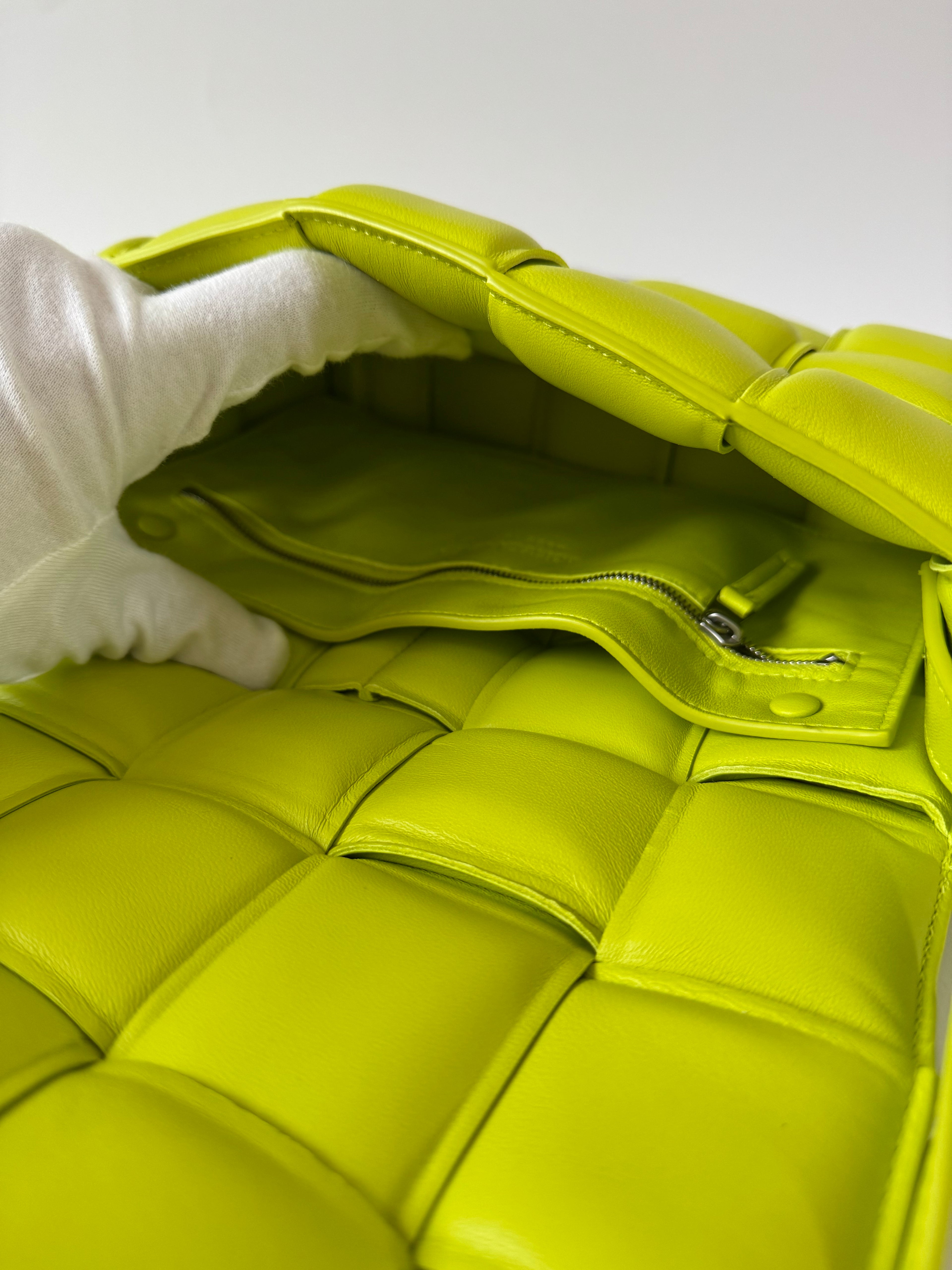 Bottega Veneta Padded Cassette Lime