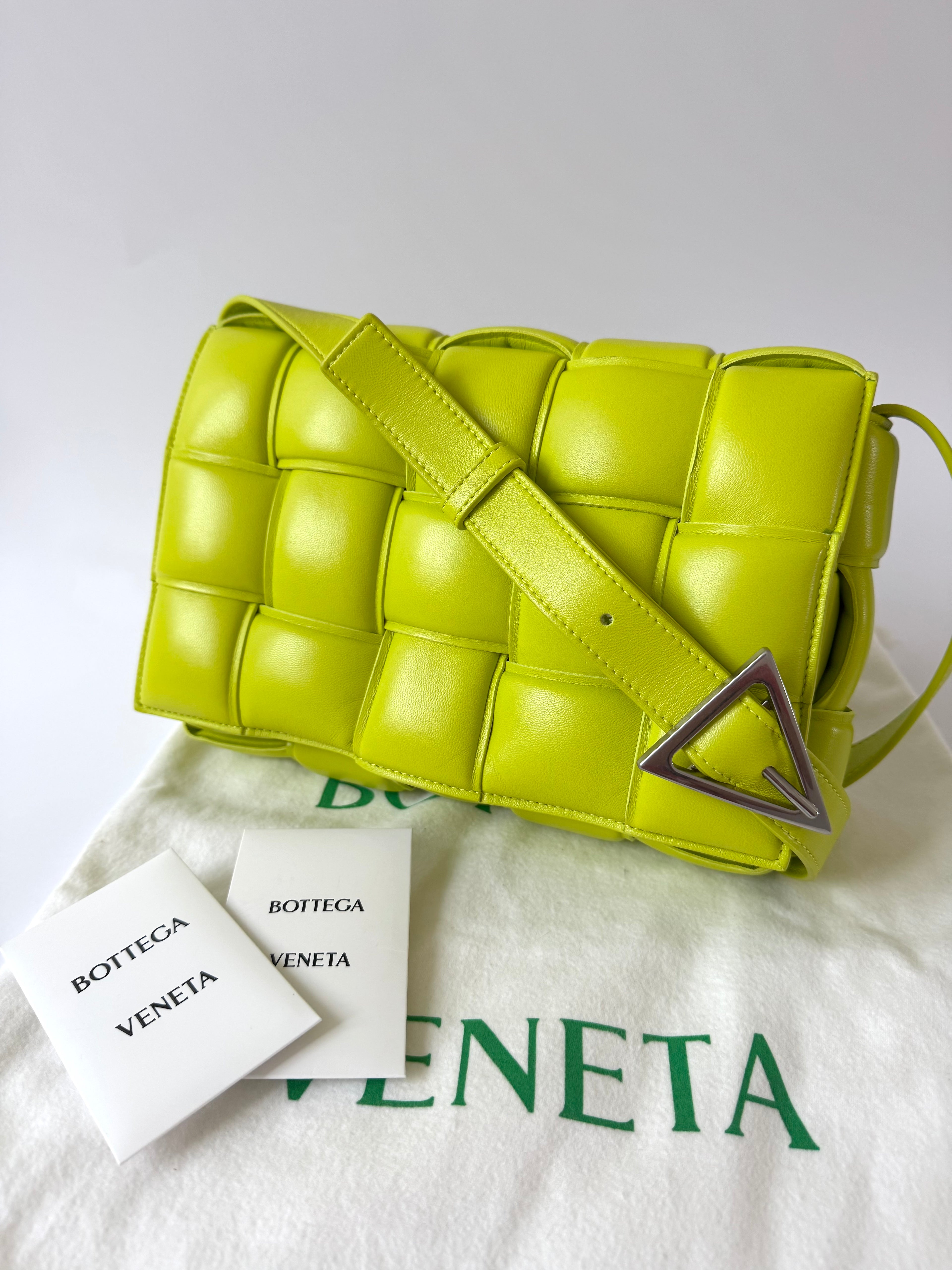 Bottega Veneta Padded Cassette Lime