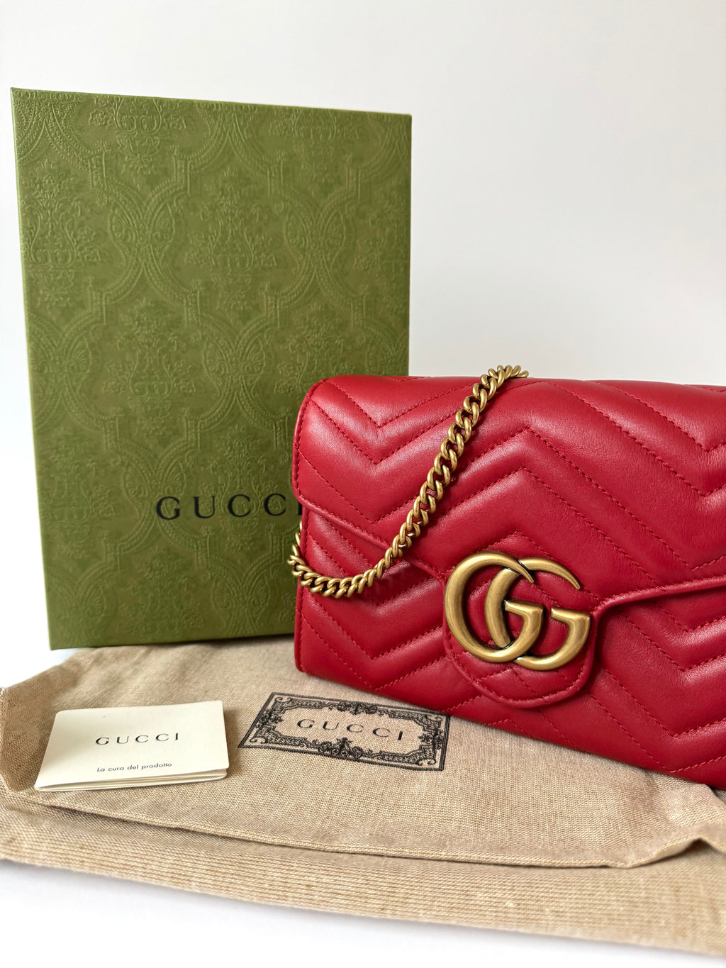 Gucci Marmont Wallet On Chain Maxi