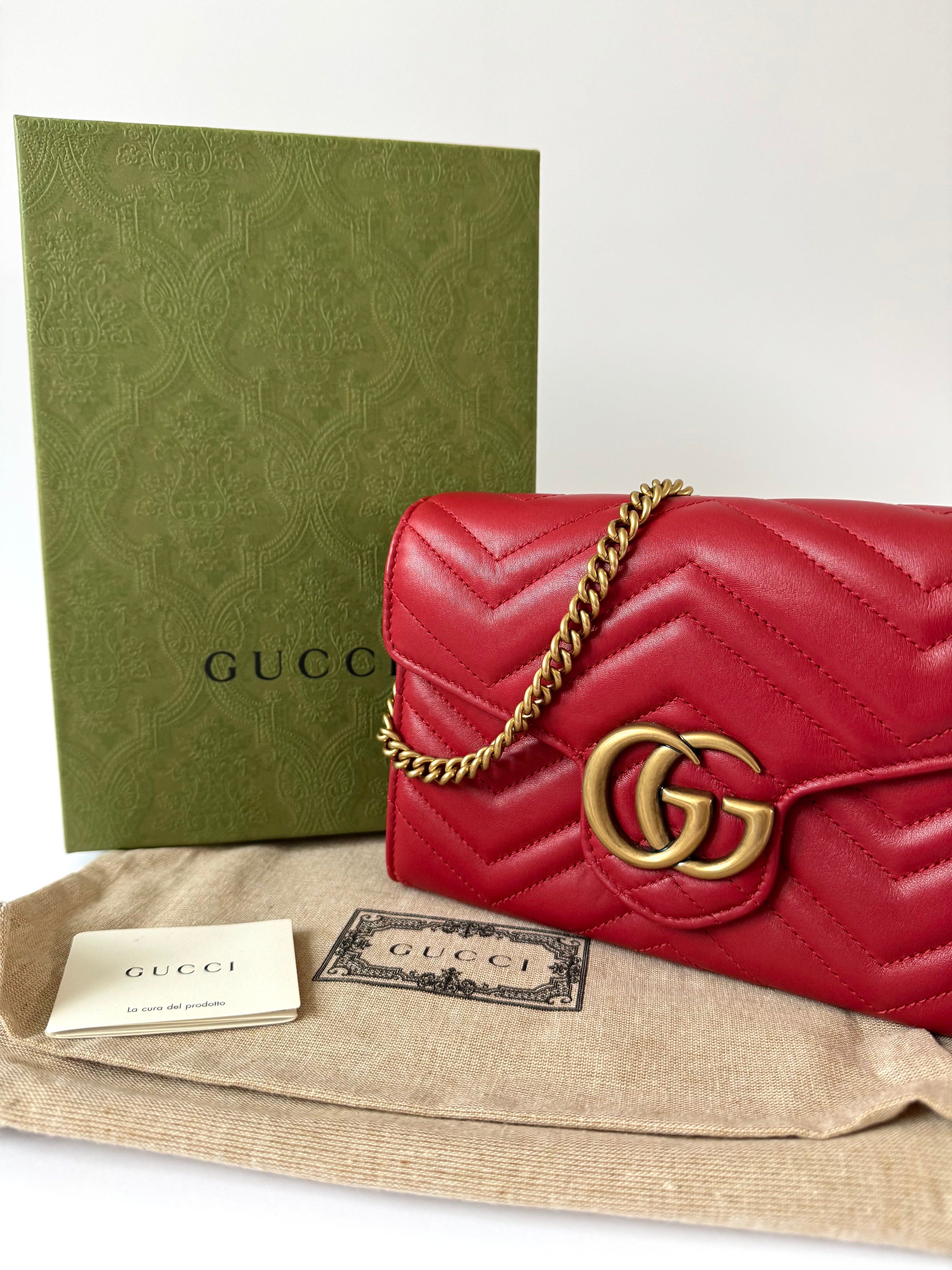 Gucci Marmont Wallet On Chain Maxi