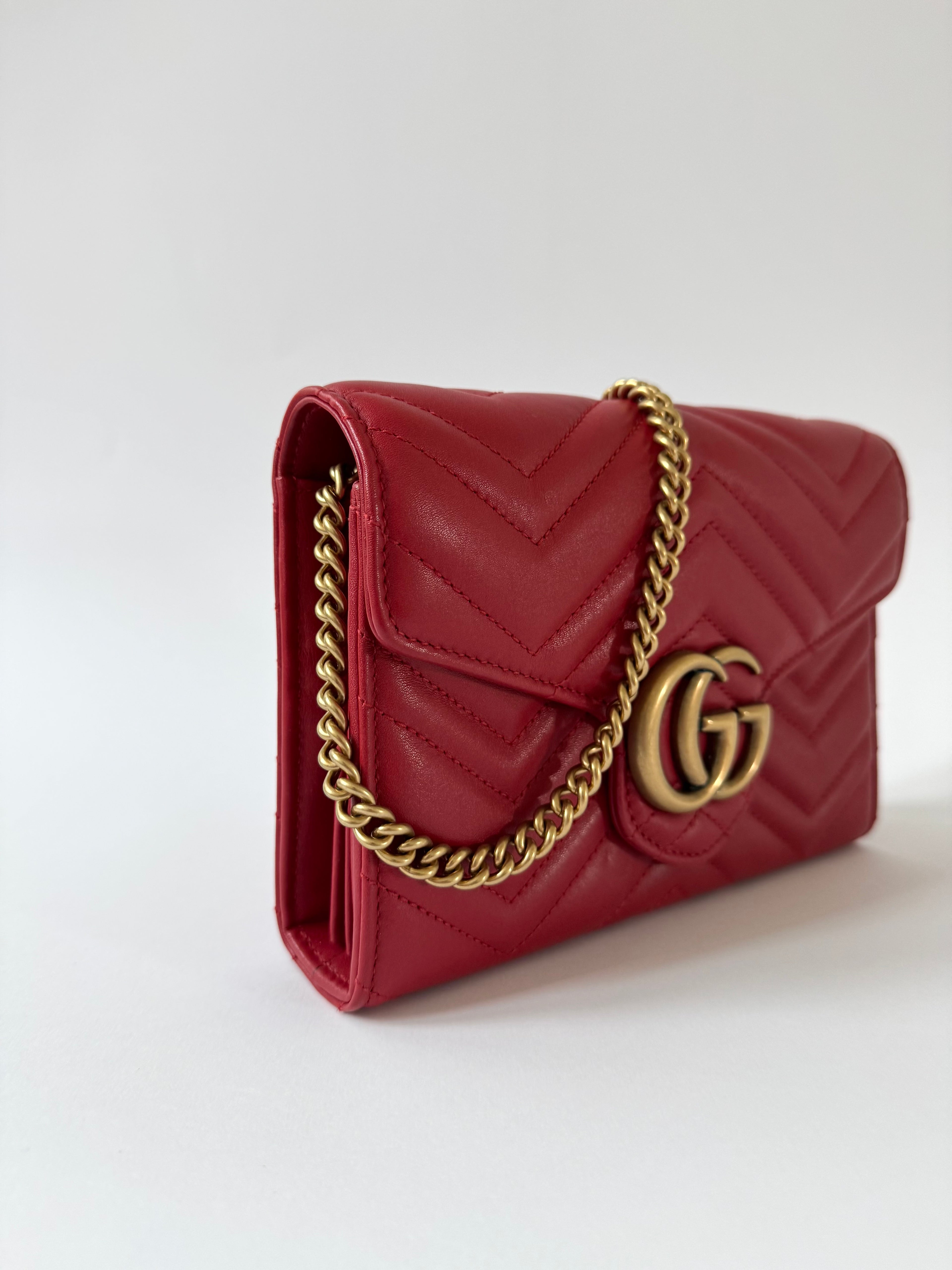 Gucci Marmont Wallet On Chain Maxi