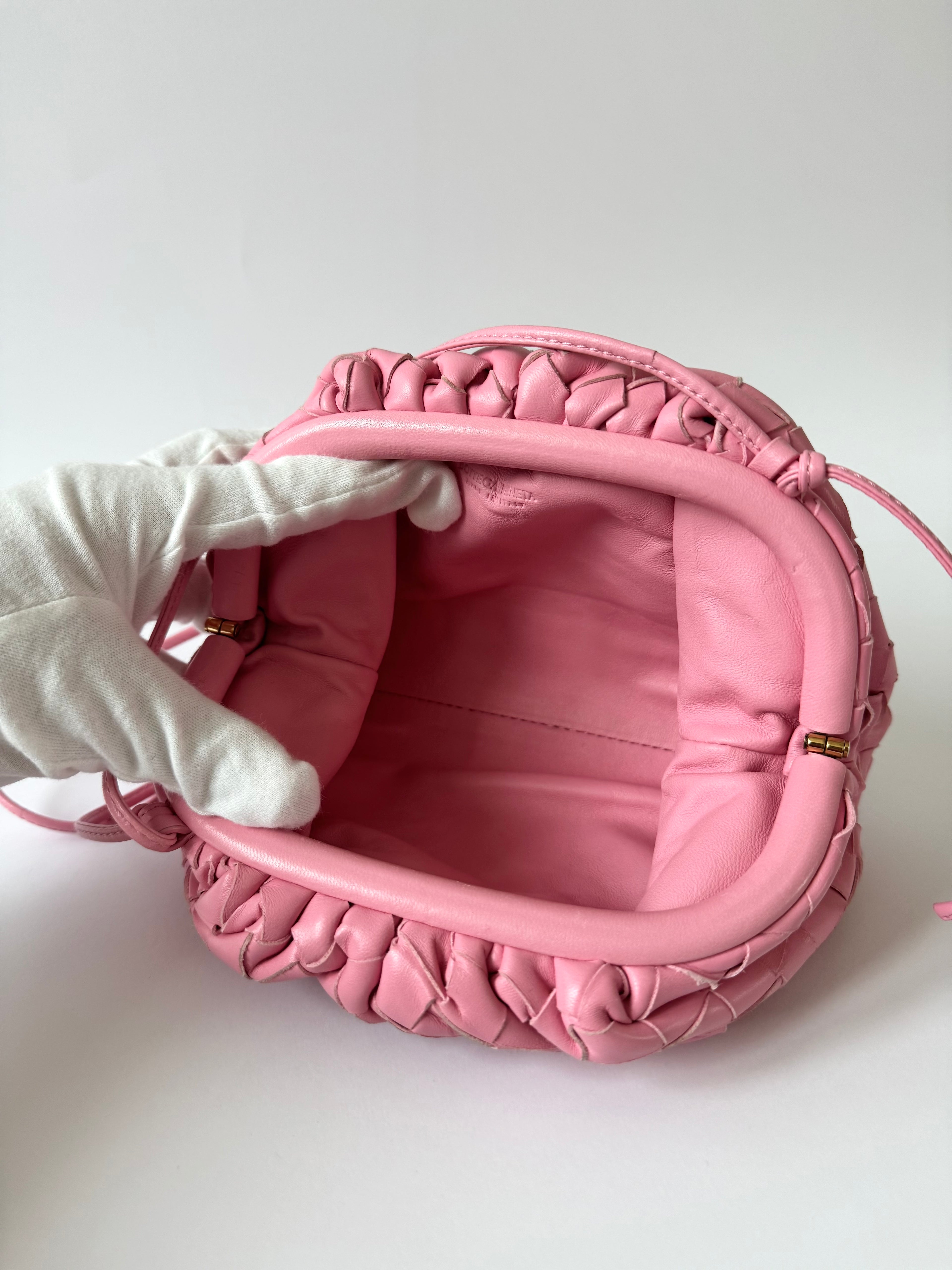 Bottega Veneta Mini Pouch Rosa